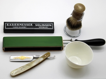 Rasiermesser Set - Angebot 5-teilig mit Wacker Solingen Rasiermesser