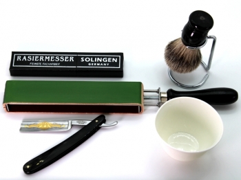 Rasiermesser Set - Angebot 5-teilig mit Wacker Solingen Rasiermesser