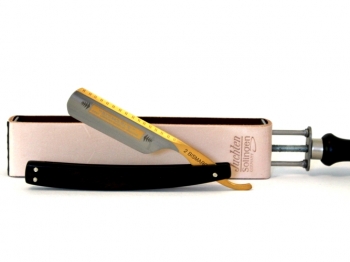 Set Angebot 2-teilig Bismarck Rasiermesser Grenadill und Herold Streichriemen