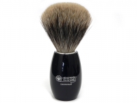 DOVO Rasierpinsel Dachshaar Edelkunstharz schwarz