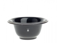 Mhle Seifenschale, Porzellan, schwarz , mit Platinrandstreifen