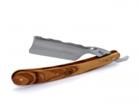 Rasiermesser Set - Angebot 2-teilig mit Aust Rasiermesser und Rasierpinsel Olivenholz