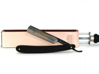 Set Angebot 2-teilig mit Dovo BLACK STAR Rasiermesser Ebenholz